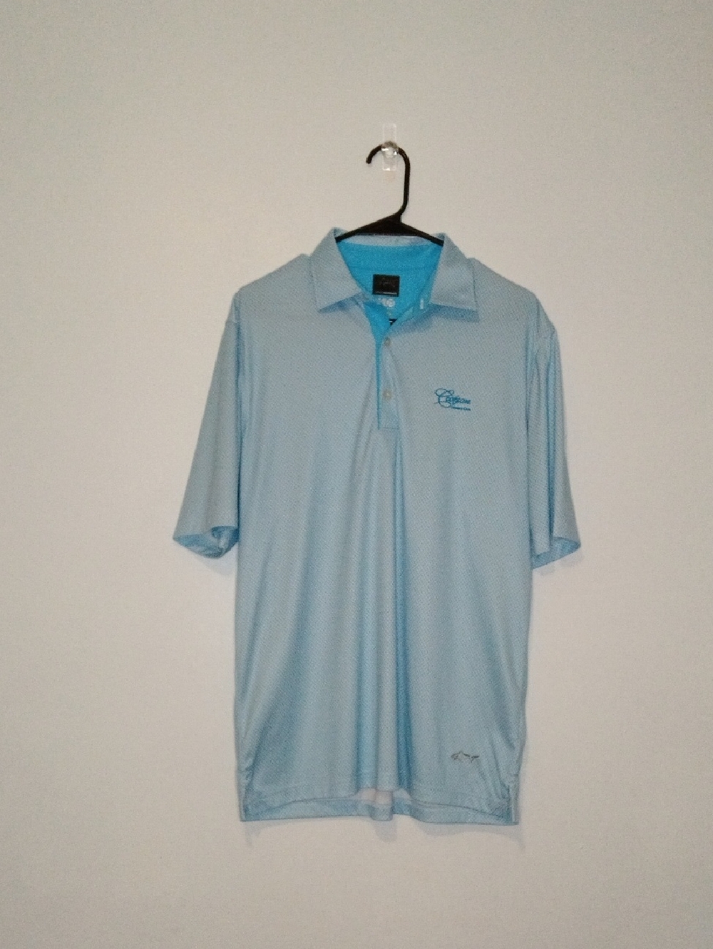 Greg Norman Collection Sky Blue Men's Polo Shirt